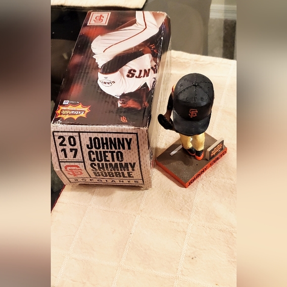 JOHNNY CUETO SHIMMY BOBBLE HEAD 2017 # SF GIANTS - Picture 9 of 13
